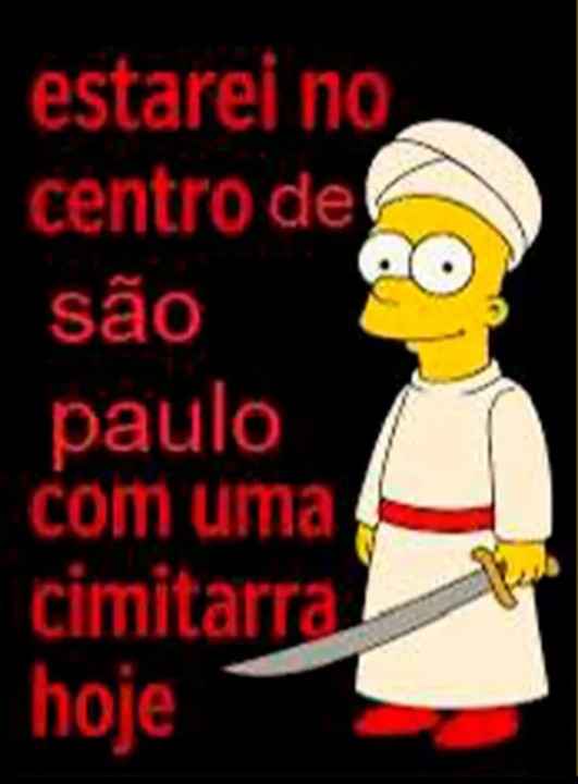 Meme publicado pela turma