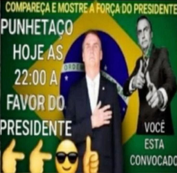 Meme publicado pela turma
