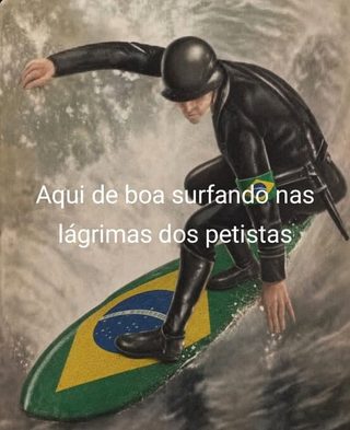 Meme publicado pela turma