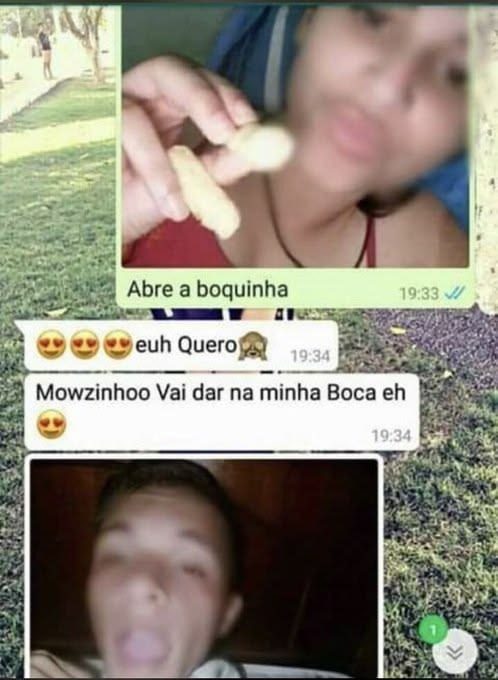 Meme publicado pela turma